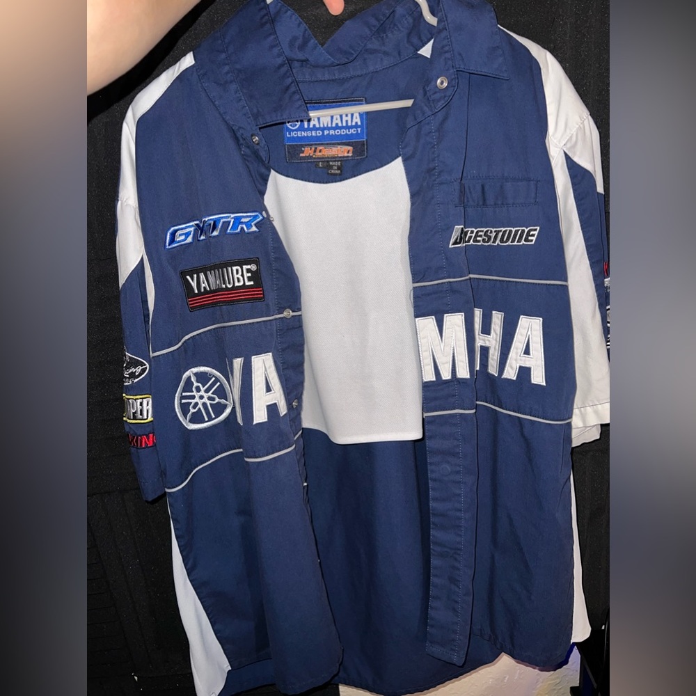 Original Official Yamaha button down shirt